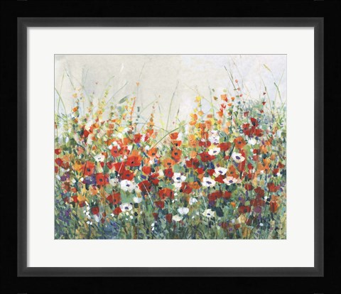 Framed Garden in Bloom II Print
