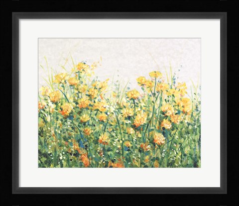 Framed Garden in Bloom III Print
