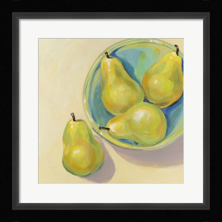 Framed Fruit Bowl Trio III Print
