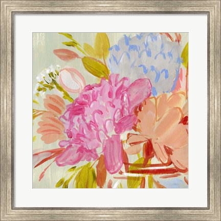 Framed Bright Florist III Print