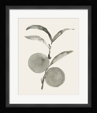 Framed Twilight Oranges I Print