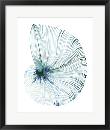 Framed Eye of the Ocean I Print