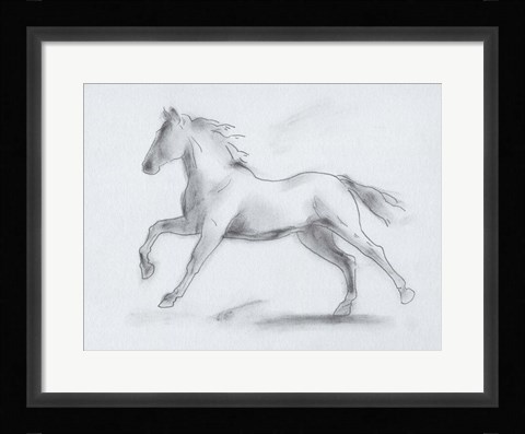 Framed Smoke Stallion II Print