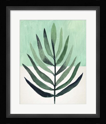 Framed Verging Palm III Print