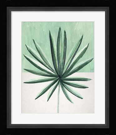 Framed Verging Palm IV Print