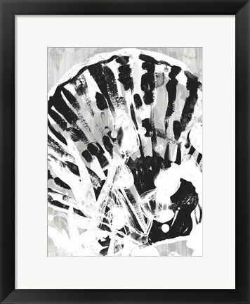 Framed Ocean Inkblot II Print