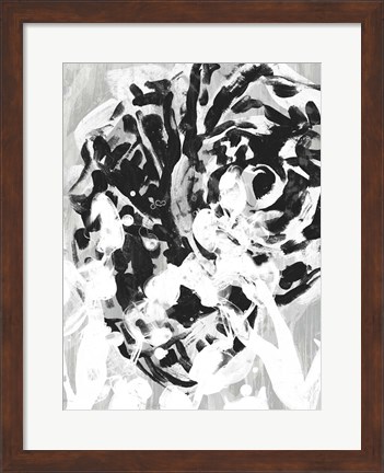 Framed Ocean Inkblot III Print