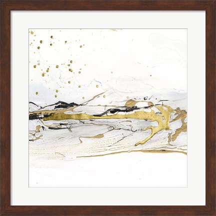 Framed Golden Kelp II Print
