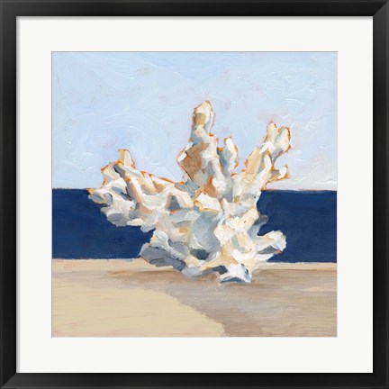 Framed Coral By the Shore IV Print