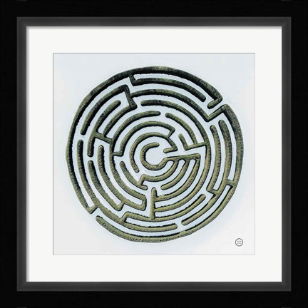 Framed Maze Print