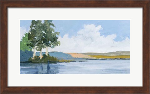 Framed Eucalyptus on the River Print