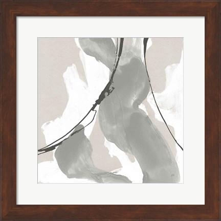 Framed Touch of Gray II Print