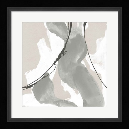 Framed Touch of Gray II Print