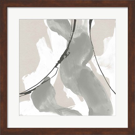 Framed Touch of Gray II Print