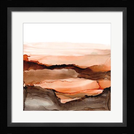 Framed Orangescape II Print