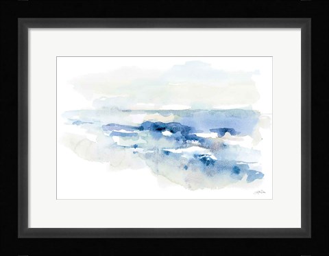 Framed Shoreline Blues II Print