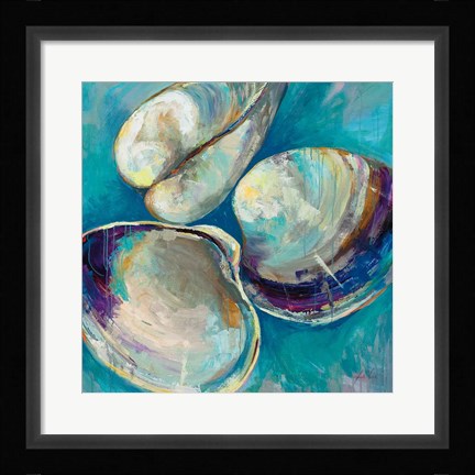 Framed Shell Trio Print
