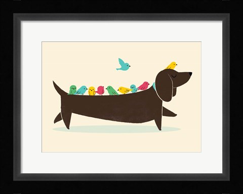 Framed Bird Dog Print