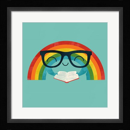 Framed Brainbow Print