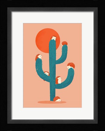 Framed Prickly Print