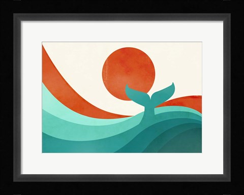 Framed Wave (Day) Print