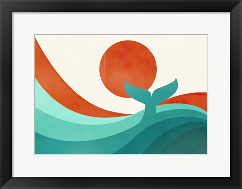 Framed Wave (Day) Print