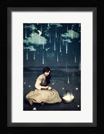 Framed Basket of Wishes Print