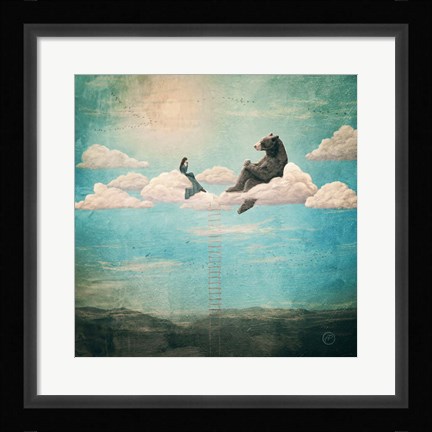 Framed Tea Time With Ala The Bear Print