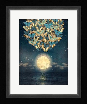 Framed Rising Moon Print