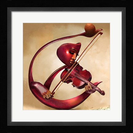 Framed Ethereal Strings Print