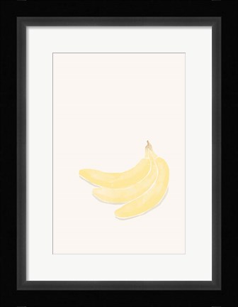 Framed Tropical Banana Print
