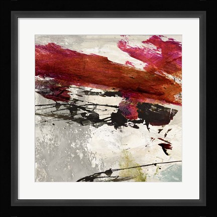 Framed Colors Rumbling I Print