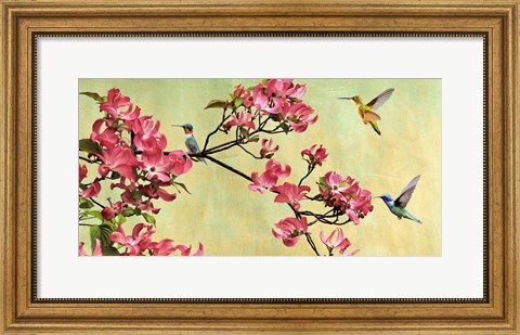 Framed Flower Branch (detail) Print