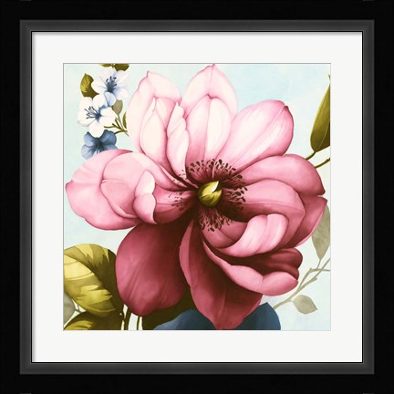 Framed Purple Azaleas (detail) Print