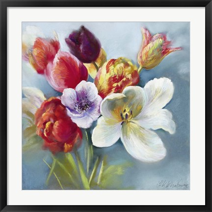 Framed Tulips Picked for You I Print