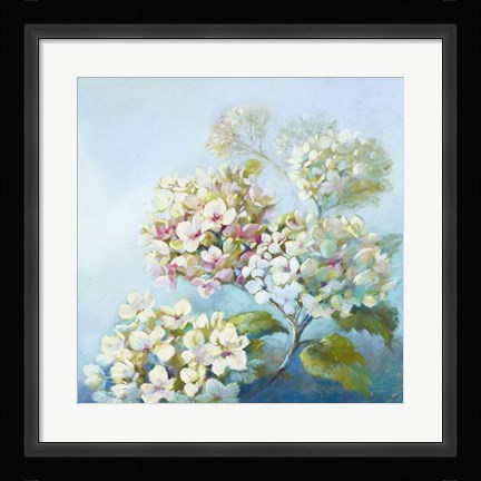 Framed Perfect White Clouds Print