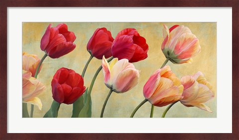 Framed Golden Tulips Print