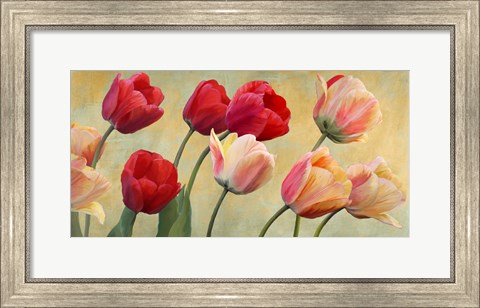 Framed Golden Tulips Print