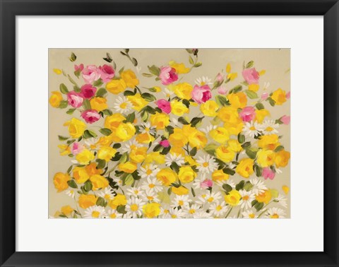 Framed Festa dei Fiori I Print