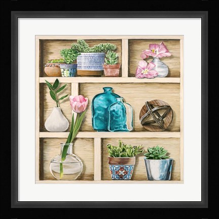 Framed Collection de Memoires II Print