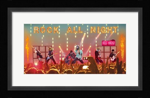 Framed Rock is Alive! Print