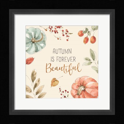 Framed Autumn Feel II Print