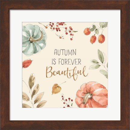 Framed Autumn Feel II Print