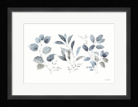 Framed Dancing Leaves I Print