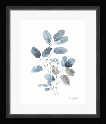 Framed Dancing Leaves III Print