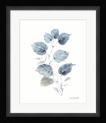 Framed Dancing Leaves V Print