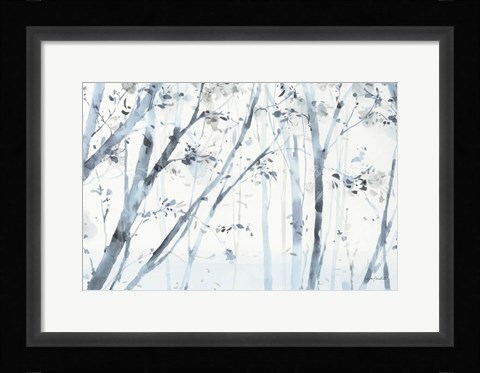 Framed Dancing Leaves VIII Print