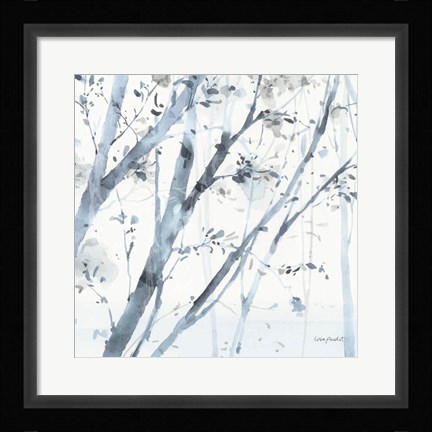 Framed Dancing Leaves IX Print