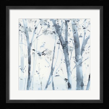 Framed Dancing Leaves X Print