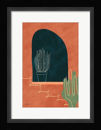 Framed Mountainous I Print